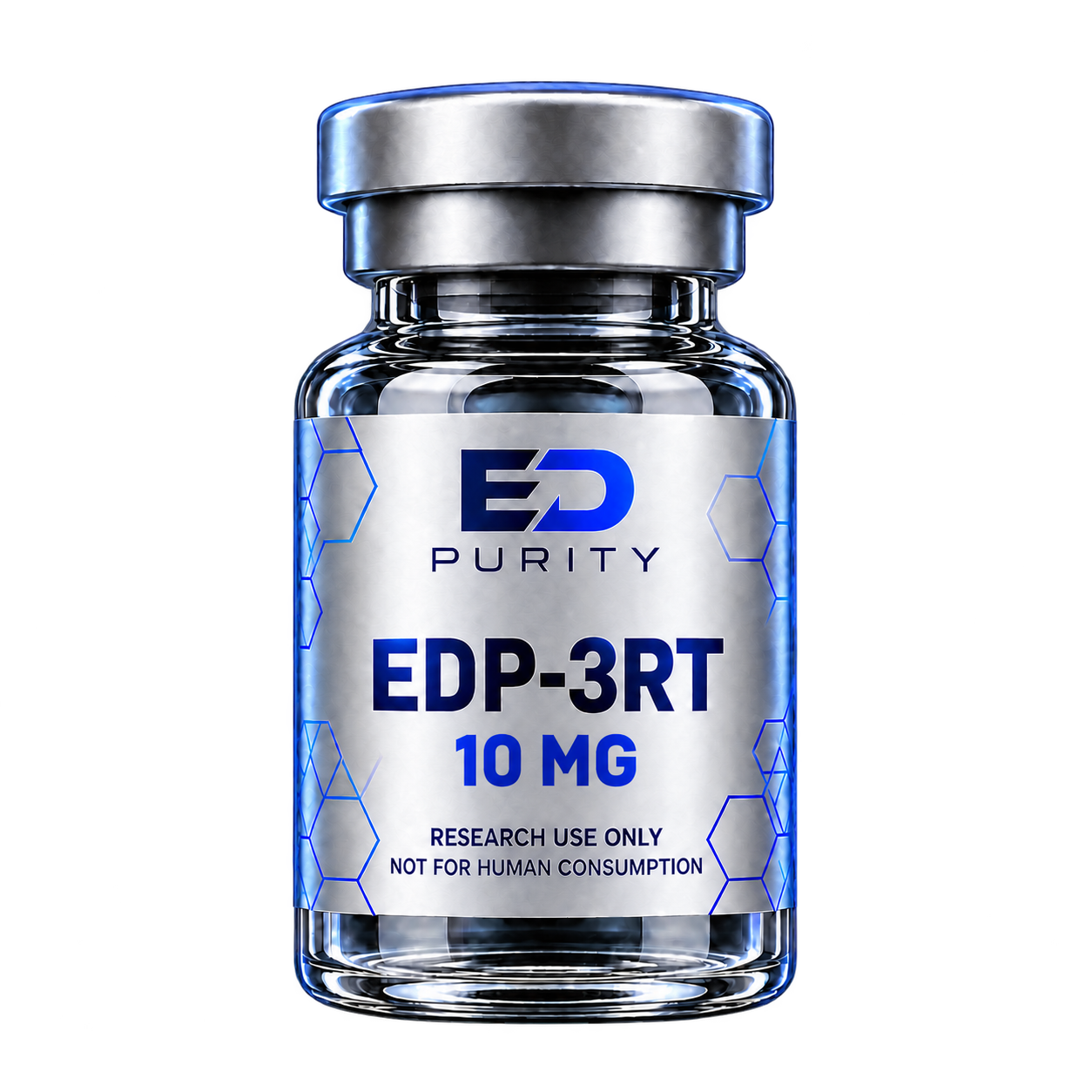 ED PURITY EDP-3RT 10 mg blue and silver vial